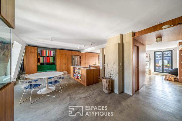 Appartement d’architecte avec rooftop – Louvre-Rivoli