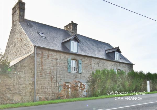 Maison en pierre à vendre 7 pièces à Pleine-Fougères (35) en Baie du Mont Saint Michel - terrain de 4200 M²