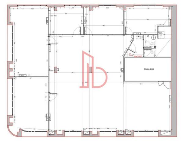 Bureau de 273 m² à louer à Bordeaux Chartrons