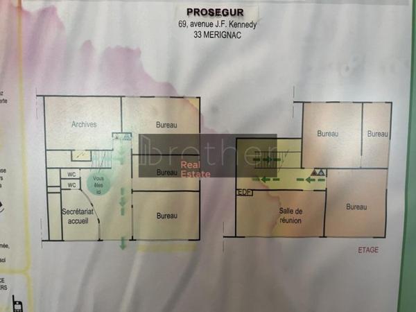 Bureau de 520 m² à louer à Bordeaux Ouest-Merignac