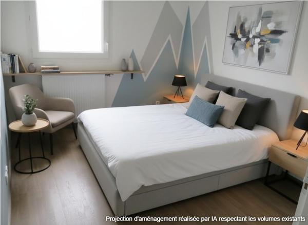 SAINT-JORIOZ  BEL APPARTEMENT TRAVERSANT 3 PIÈCES EN REZ-DE-JARDIN AVEC TERRASSE ET JARDIN PRIVATIF