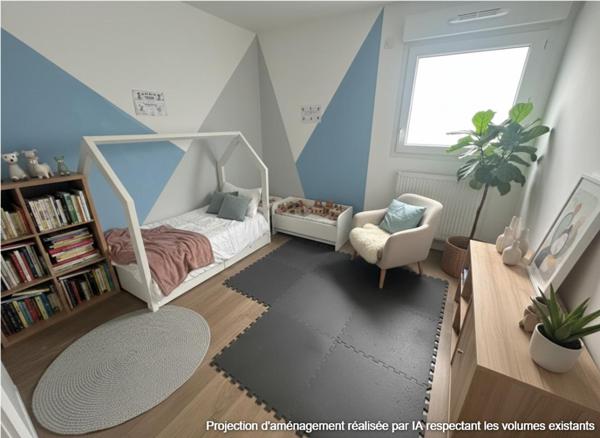 SAINT-JORIOZ  BEL APPARTEMENT TRAVERSANT 3 PIÈCES EN REZ-DE-JARDIN AVEC TERRASSE ET JARDIN PRIVATIF