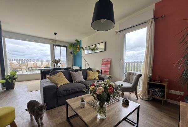 BREST – KERVAO | Appartement récent 65 m², 2 chambres avec terrasse exposée Sud-Ouest