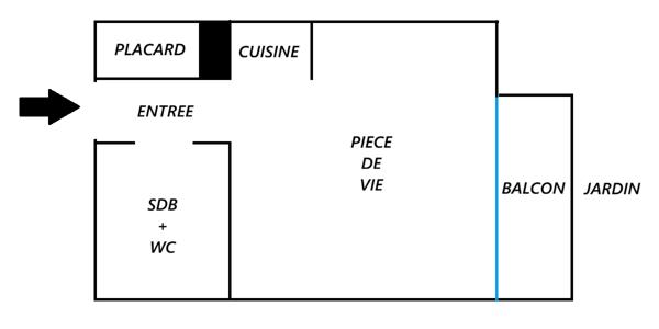 Appartement 1 pièce - 30 m²