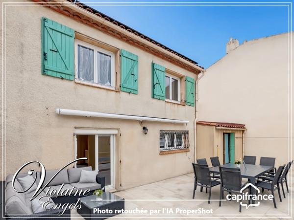 Maison avec piscine couverte et garage – Narbonne secteur résidentiel