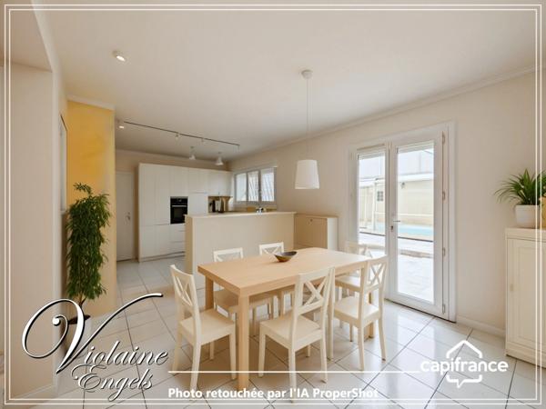 Maison avec piscine couverte et garage – Narbonne secteur résidentiel