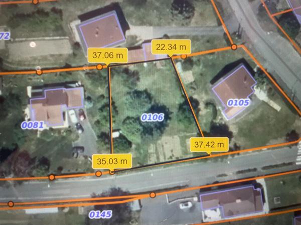 Terrain 1072 m2