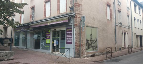 RODEZ, Place de la Madeleine, local commercial en RDC de 236 m² (magasin et arrière boutique)