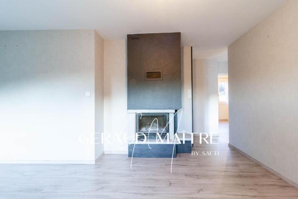 Apt 3 chambres, séjour avec cheminée, balcon vue viaduc, garage