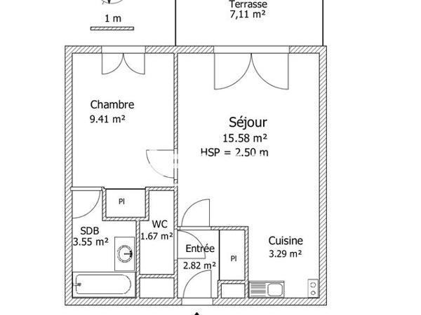 Location Appartement 2 pièces 36.32 m² - 3 RUE DU CIMETIERE Montigny En Gohelle 62640