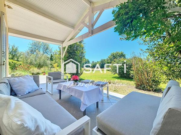 Maison au calme, 5 chambres, bureau, salle cinéma et double garage