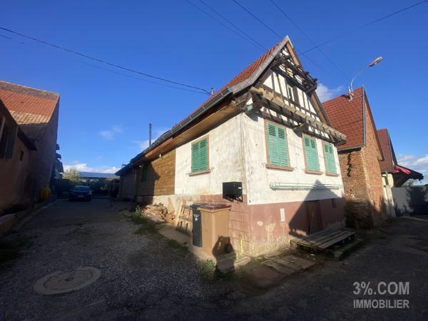 3%COM Maison alsacienne en cours de rénovation Hochfelden (67270)