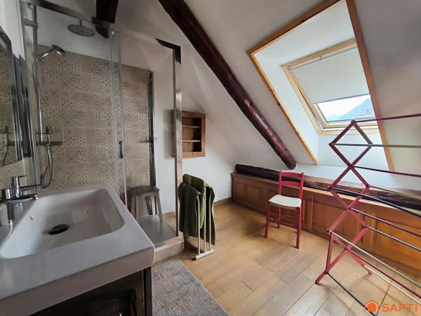 Maison T4 de village avec jardin/garage- le Monêtier-Les-Bains