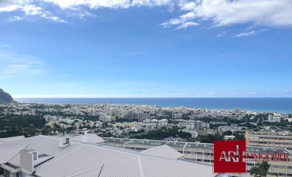 A LOUER - ST DENIS - APPT F4 MEUBLÉ AVEC VUE OCÉAN