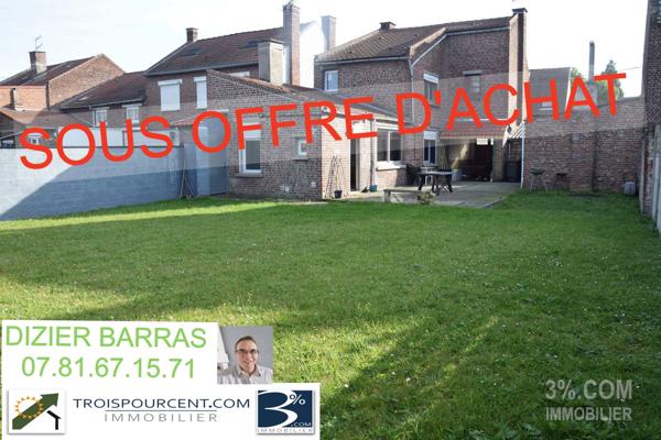 Maison de 110m², 3chambres possibilité 4 chambres.  Courrières (62710)