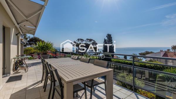 Vue mer - Au calme - Piscine - Boulodrome - Garage et stationnement