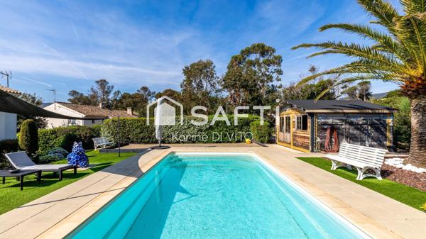 Vue mer - Au calme - Piscine - Boulodrome - Garage et stationnement