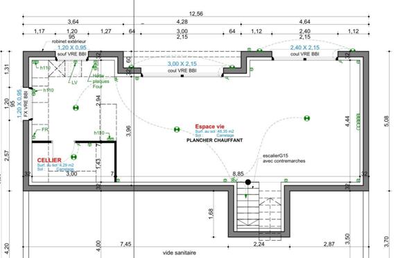 VIRIAT MAISON 125 m2, 3 ou 4 chambres, grand séjour