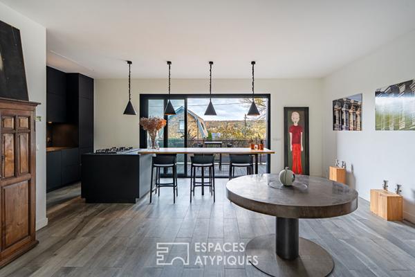 L’élégante : Maison d’Architecte RT 2012 avec vue