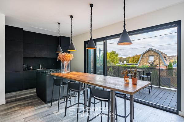 L’élégante : Maison d’Architecte RT 2012 avec vue