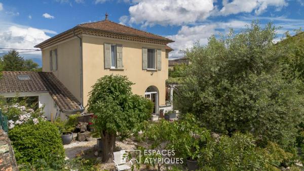 charmante maison bourgeoise avec jardin, terrasses et atelier d’artiste