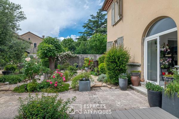 charmante maison bourgeoise avec jardin, terrasses et atelier d’artiste