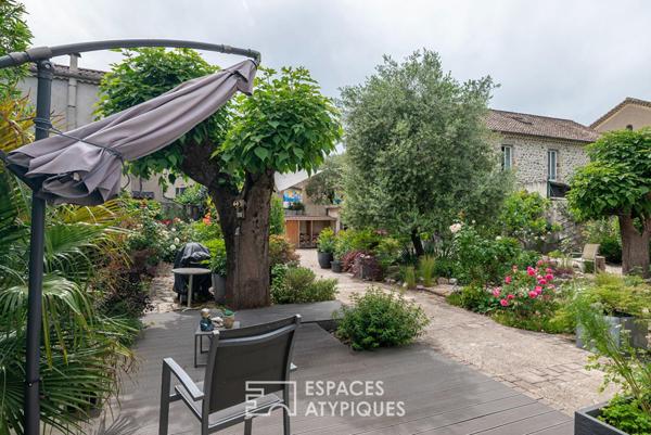 charmante maison bourgeoise avec jardin, terrasses et atelier d’artiste