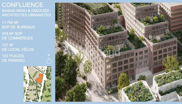 Bureaux neufs à vendre ou à louer à Lille quartier d'affaires accès TGV