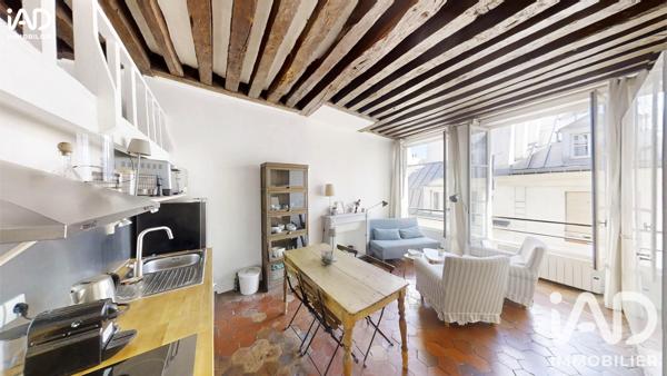 Studio à vendre 37,54 m² Paris 3