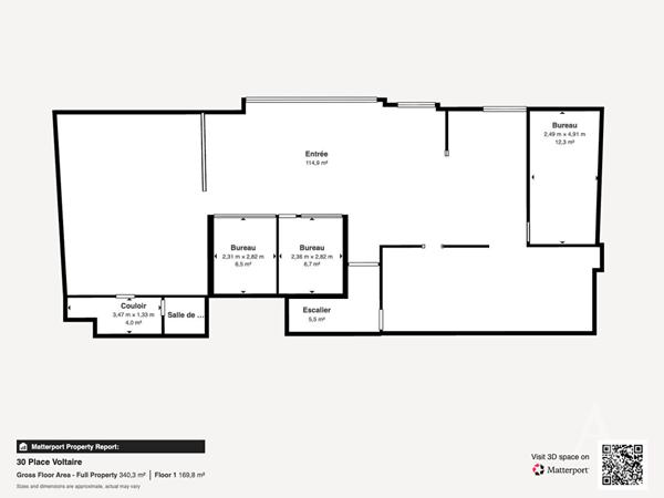 Local commercial Chateauroux Voltaire