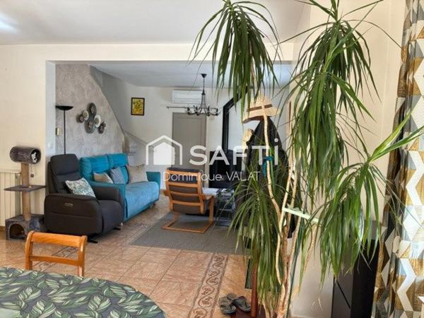 Villa F5 tout confort avec piscine chauffée, garage et jardin