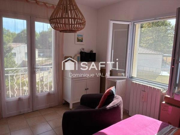 Villa F5 tout confort avec piscine chauffée, garage et jardin