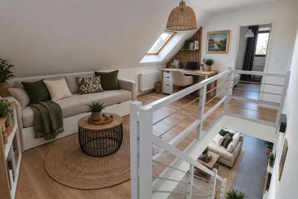 CAEN NORD OUEST - Pavillon récent avec vie de plain pieds sur terrain paysagé