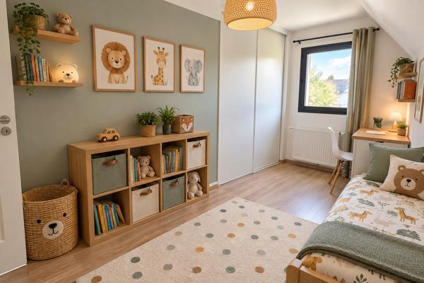 CAEN NORD OUEST - Pavillon récent avec vie de plain pieds sur terrain paysagé