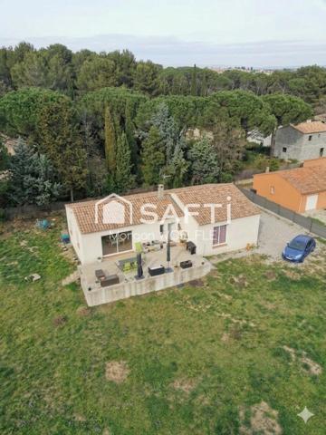 Maison plain-pied 116 m² sur 2500 m² – Quartier recherché