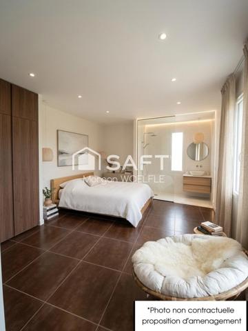 Maison plain-pied 116 m² sur 2500 m² – Quartier recherché