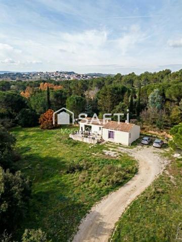 Maison plain-pied 116 m² sur 2500 m² – Quartier recherché