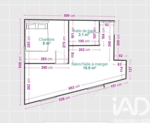 Maison à vendre 3 pièces 100 m² Hauts de Bienne