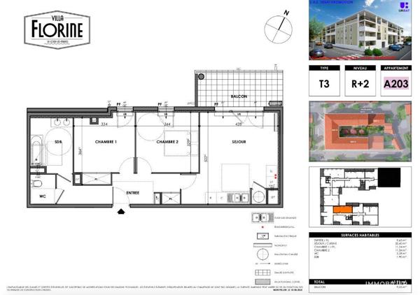 Appartement à vendre 3 pièces 63 m² La Londe-les-Maures