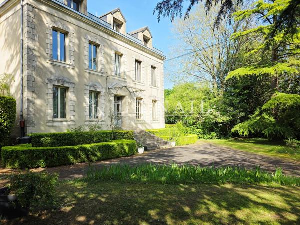 Maison bourgeoise fin XIXe siècle sur parc arboré, aux portes du Perche sarthois