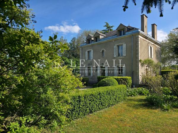 Maison bourgeoise fin XIXe siècle sur parc arboré, aux portes du Perche sarthois