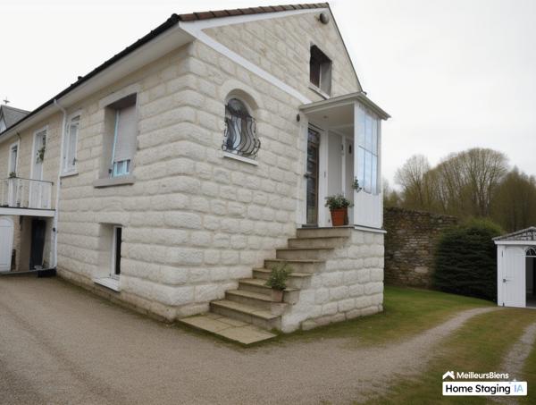 RUEIL-MALMAISON - QUARTIER MONT VALERIEN - MAISON 73 M² - 2 CHAMBRES - TERRAIN 600 M² - 2 GARAGES - 2 PARKINGS - VERANDA - SOUS SOL TOTAL