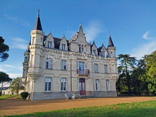 Beau château 19e en bordure de Loire à 25 minutes d'Angers