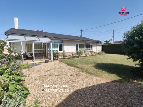 EZY SUR EURE 27530 Maison de PLAIN-PIED - 3 chambres - 2 garages - Appentis - Terrain - 175000  HAI