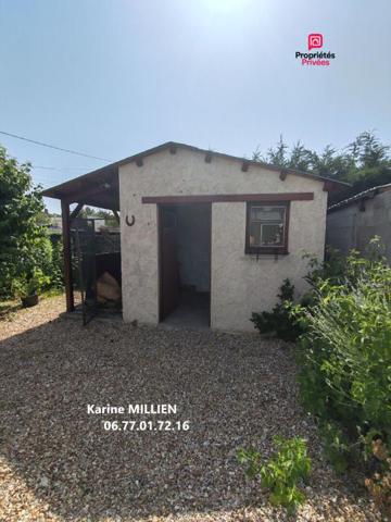 EZY SUR EURE 27530 Maison de PLAIN-PIED - 3 chambres - 2 garages - Appentis - Terrain - 175000  HAI