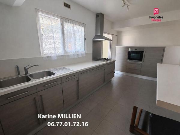 EZY SUR EURE 27530 Maison de PLAIN-PIED - 3 chambres - 2 garages - Appentis - Terrain - 175000  HAI