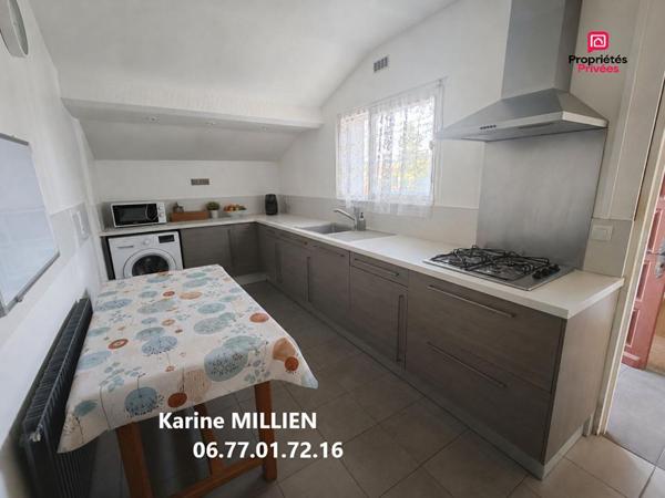 EZY SUR EURE 27530 Maison de PLAIN-PIED - 3 chambres - 2 garages - Appentis - Terrain - 175000  HAI