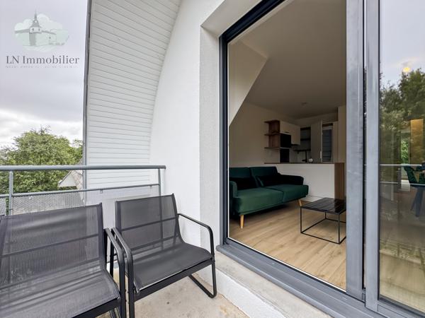 CONCARNEAU – T2 AU DERNIER ÉTAGE AVEC BALCON ET PARKING