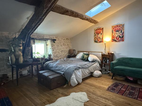 Lauzerte (82110) Lauzerte. Maison en pierre au village avec jardin belle vues