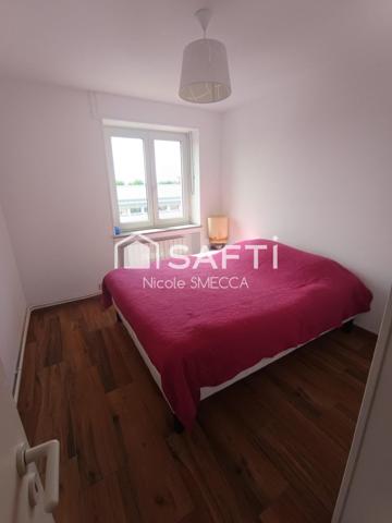 Appartement 4 pièces,2 chambres,balcon,parkings